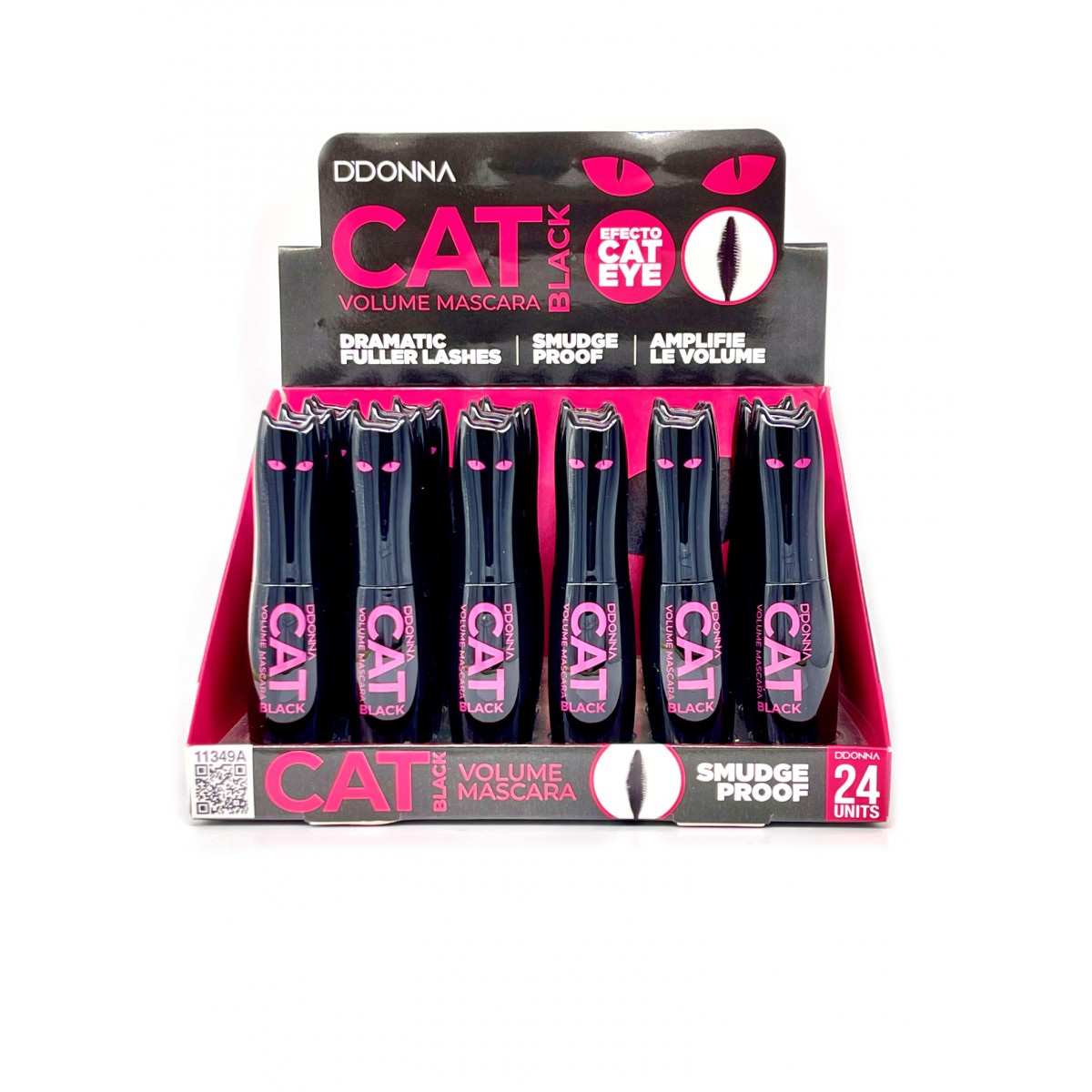 MÁSCARA PESTAÑAS CAT BLACK VOLUME WATERPROOF