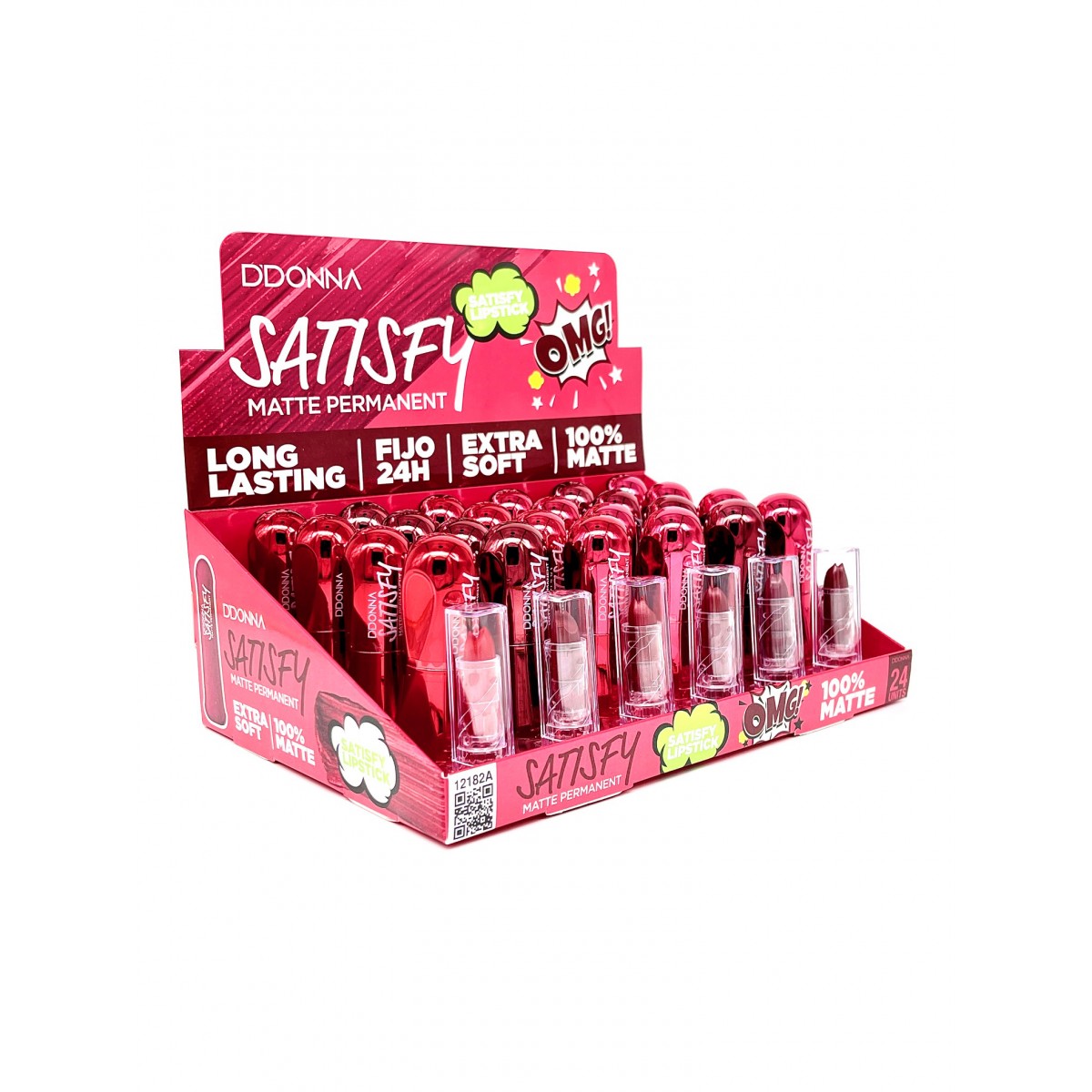 BARRA DE LABIOS LIPSTICK SATISFY MATTE FIJO A