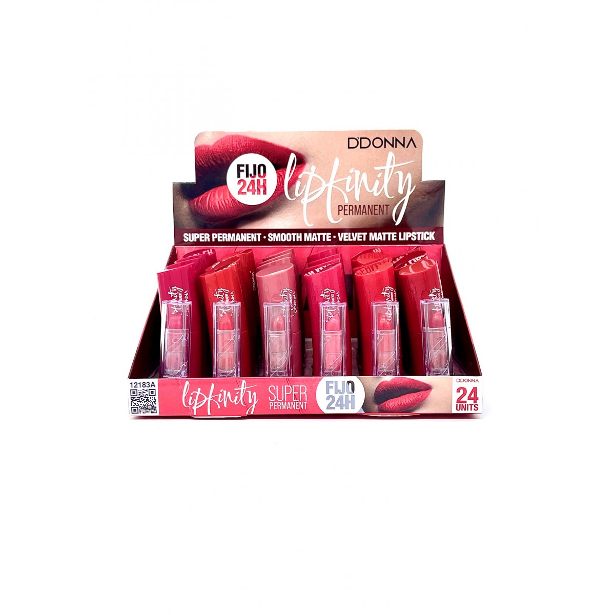 BARRA DE LABIOS LIPSTICK INFINITY MATTE 24H. A