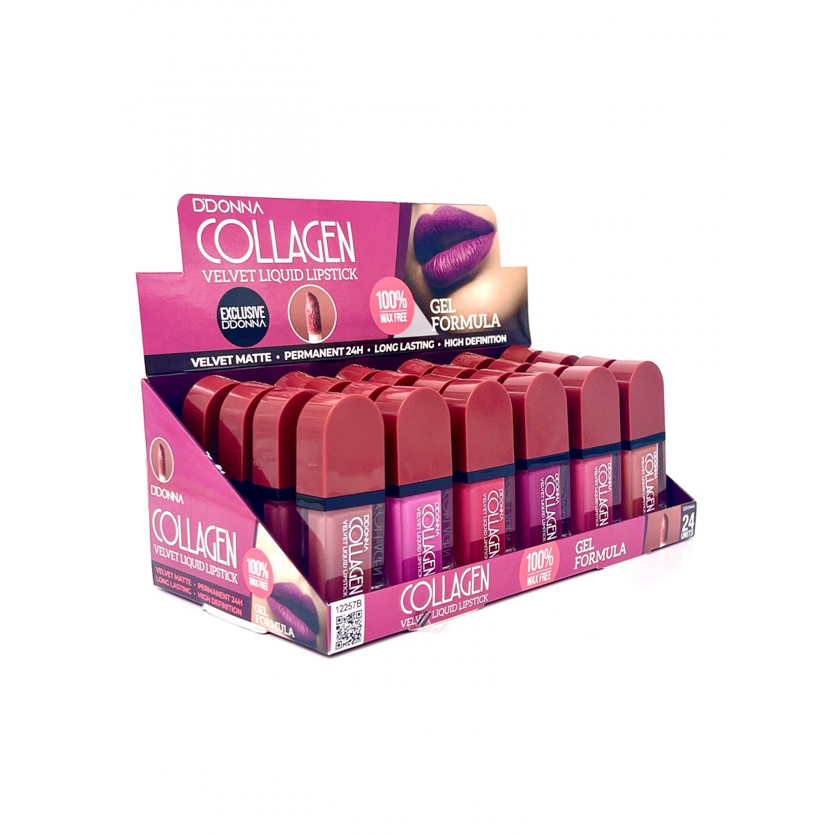 BARRA DE LABIOS LÍQUIDA LIQUID LIPSTICK COLLAGEN VELVET B