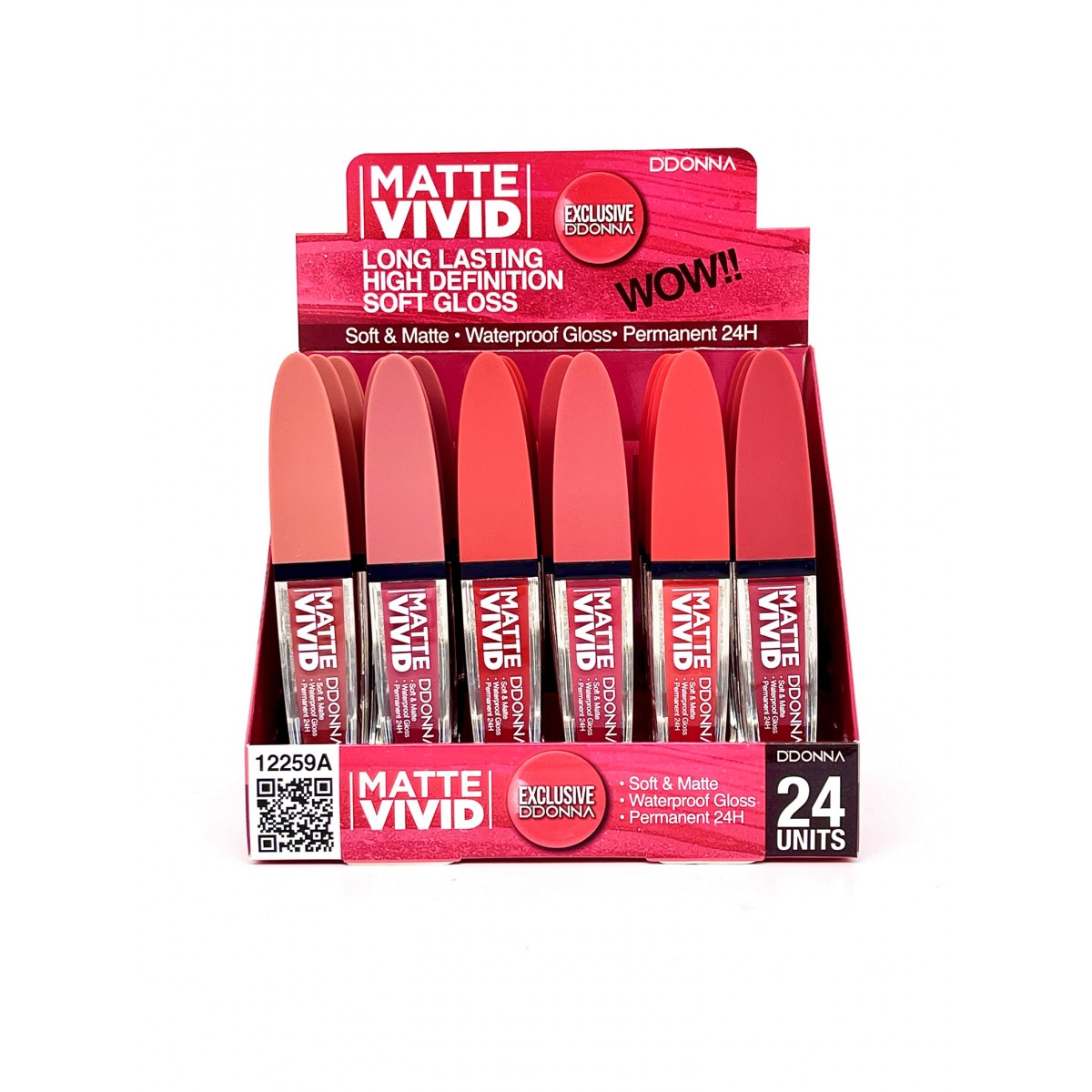 GLOSS VIVID WATERPROOF MATTE 24H. A