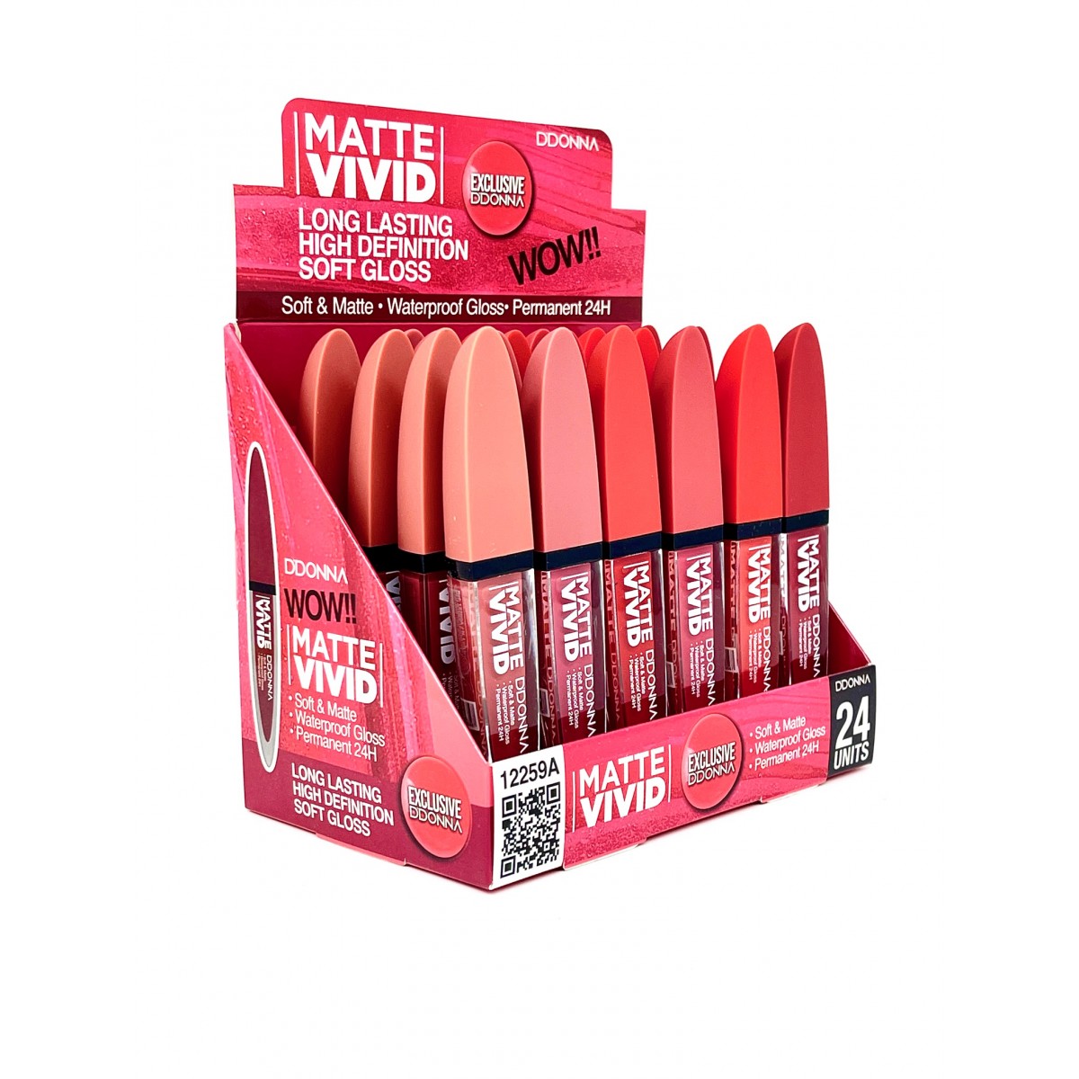 GLOSS VIVID WATERPROOF MATTE 24H. A