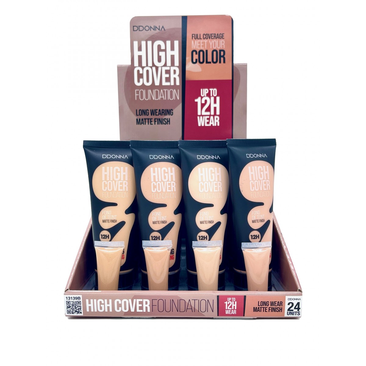 MAQUILLAJE MAKE UP HIGH COVER FOUNDATION B