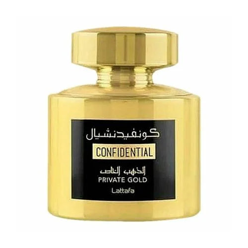 PERFUME CONFIDENTIAL PRIVATE GOLD - 10 ML - LATTAFA