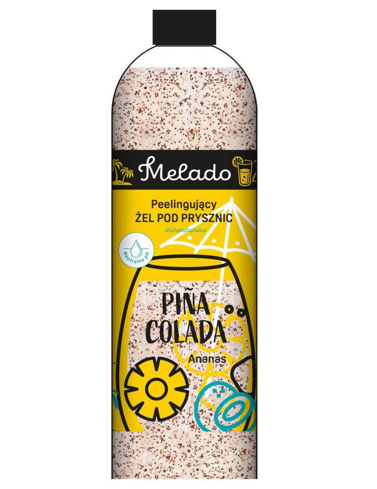 MELADO GEL DE DUCHA PEELING PIÑA COLADA 500 ML