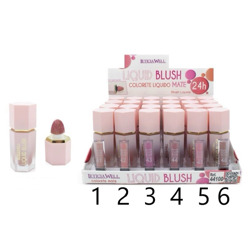 Liquid Blush Colorete Mate 24H